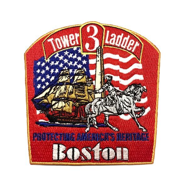 Boston Fire Tower 3 Ladder Patch