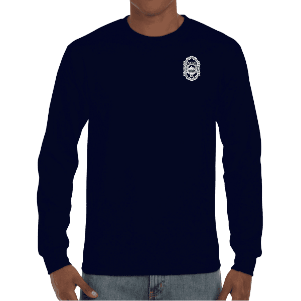 Boston Fire Standard Navy Long Sleeve Front