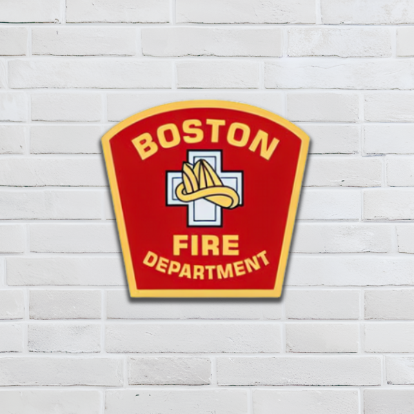 Boston Fire Patch Wall Art